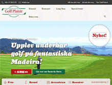 Tablet Screenshot of golfplaisir.se